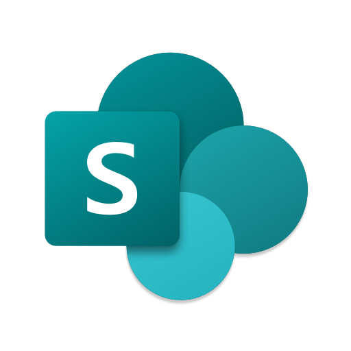 SharePoint Logo - Three circles and one square with an S in it