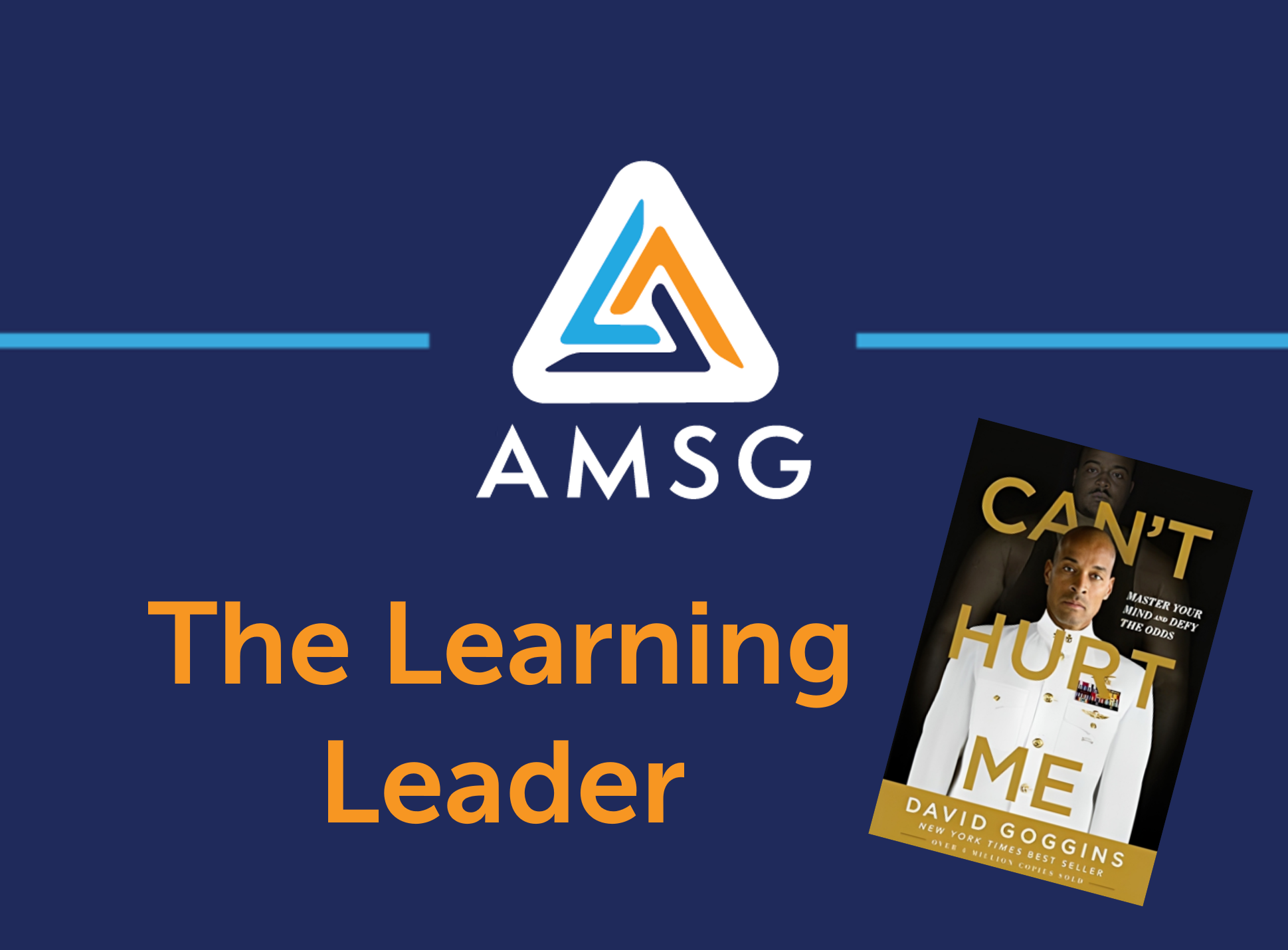 Book cover for "Can't Hurt Me: Master Your Mind and Defy the Odds" by David Goggins, featuring the author's name, a partial image of his face, and text elements against a dark background.